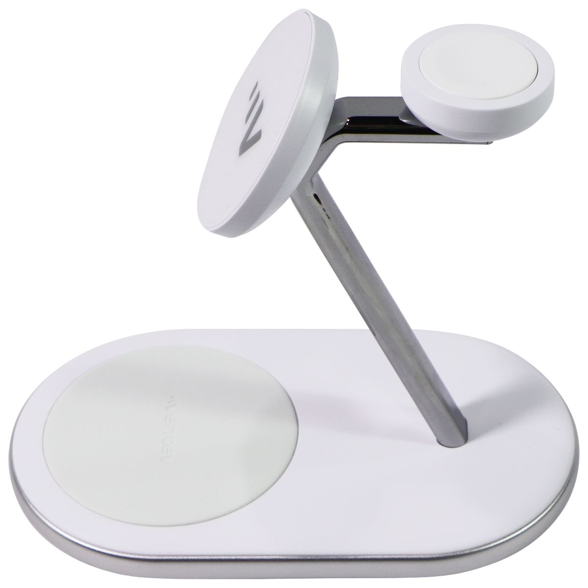 Ventev Qi2 Wireless 3-1 Desk Mount - White/Silver (Q2SSTAND3-266626) Cell Phone - Chargers & Cradles Ventev - Simple Cell Bulk Wholesale Pricing - USA Seller