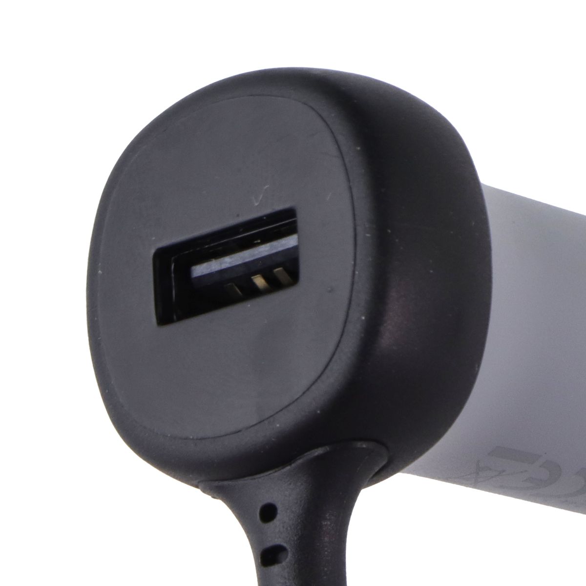 Ventev (27W) Dual Ultra Fast USB-A Car Charger with USB-C Connected Cable - Gray Cell Phone - Chargers & Cradles Ventev - Simple Cell Bulk Wholesale Pricing - USA Seller