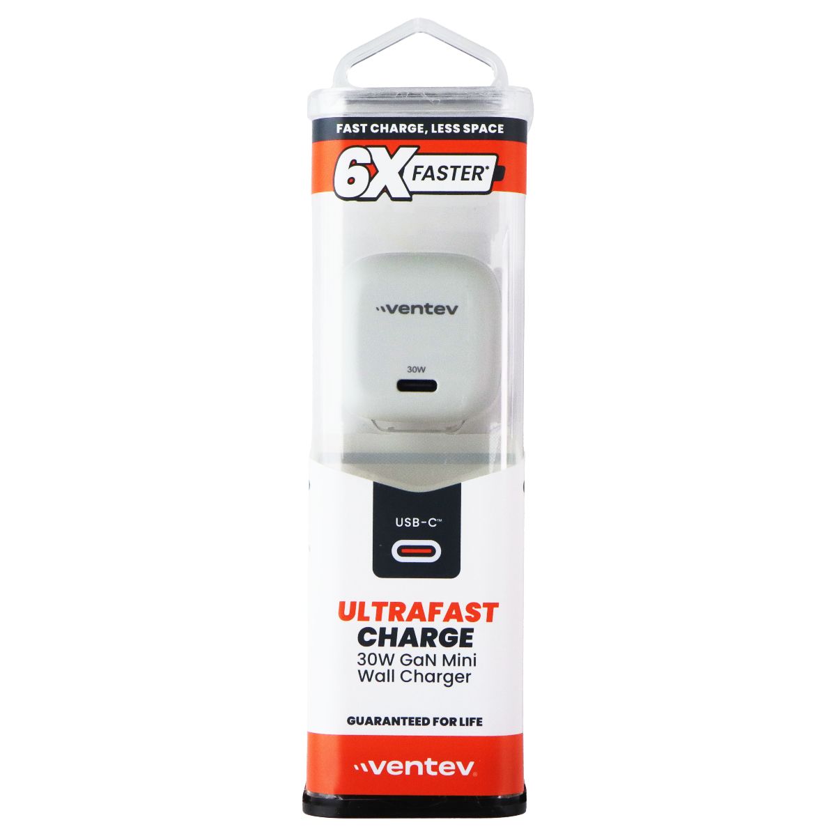 Ventev 30W USB-C GaN Ultrafast Mini Wall Charger - White Cell Phone - Chargers & Cradles Ventev - Simple Cell Bulk Wholesale Pricing - USA Seller