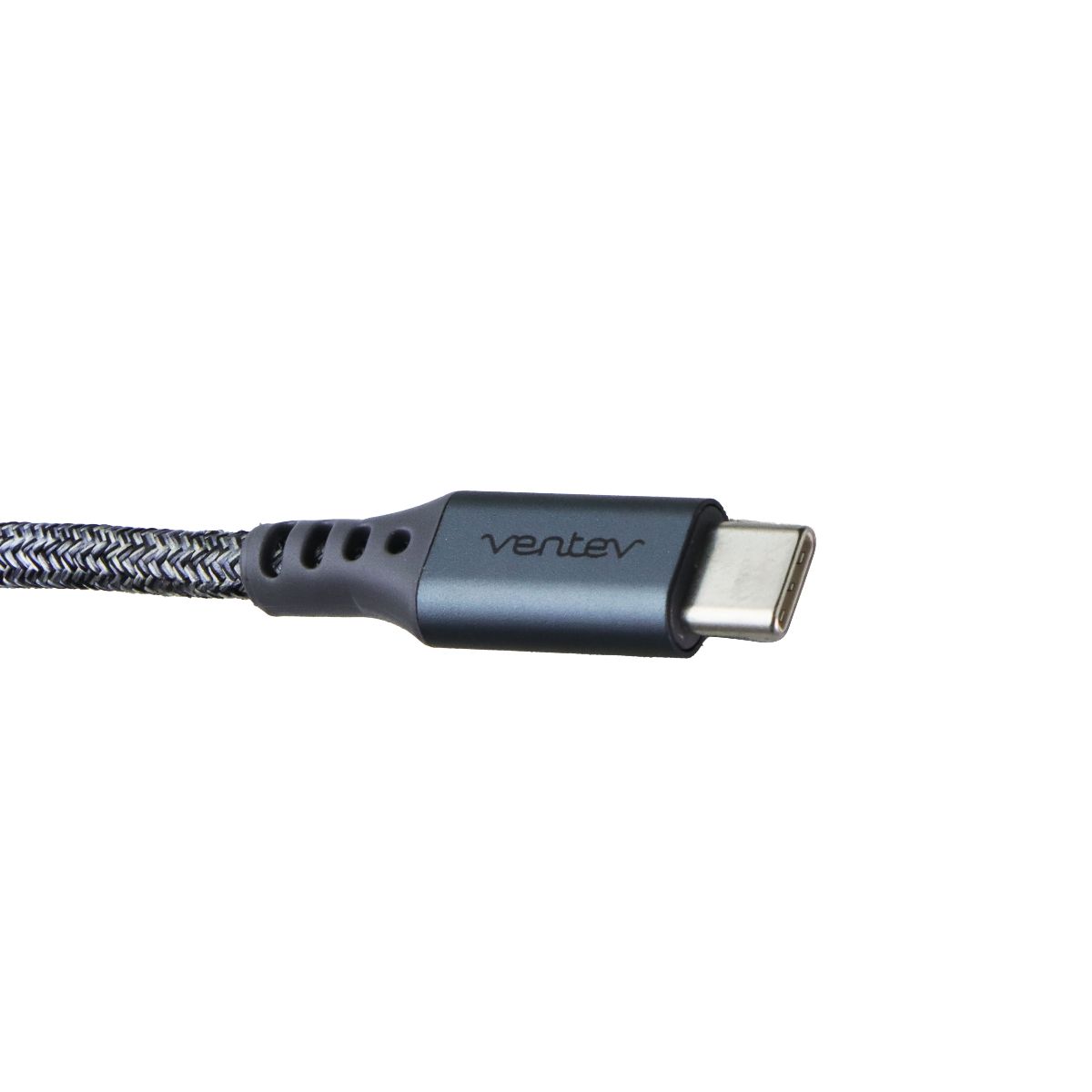 Ventev (3-Foot) Tangle-Free Charge/Sync Helix Coiled USB-C to 8-Pin Cable - Gray Cell Phone - Cables & Adapters Ventev - Simple Cell Bulk Wholesale Pricing - USA Seller