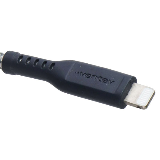 Ventev (6-Foot) USB-C to 8-Pin Braided High-Speed Cable - Black/Gray