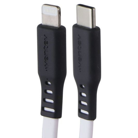 VENTEV 3.3 Foot USB-C to Lightning (8-Pin) High Speed Flat Cable - White Cell Phone - Cables & Adapters Ventev - Simple Cell Bulk Wholesale Pricing - USA Seller