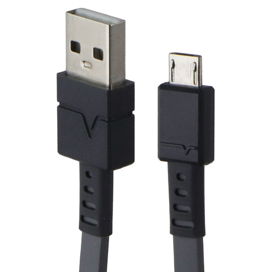 Ventev (6-Foot) USB-A to Micro-USB High Speed Tangle Free Flat Cable - Gray