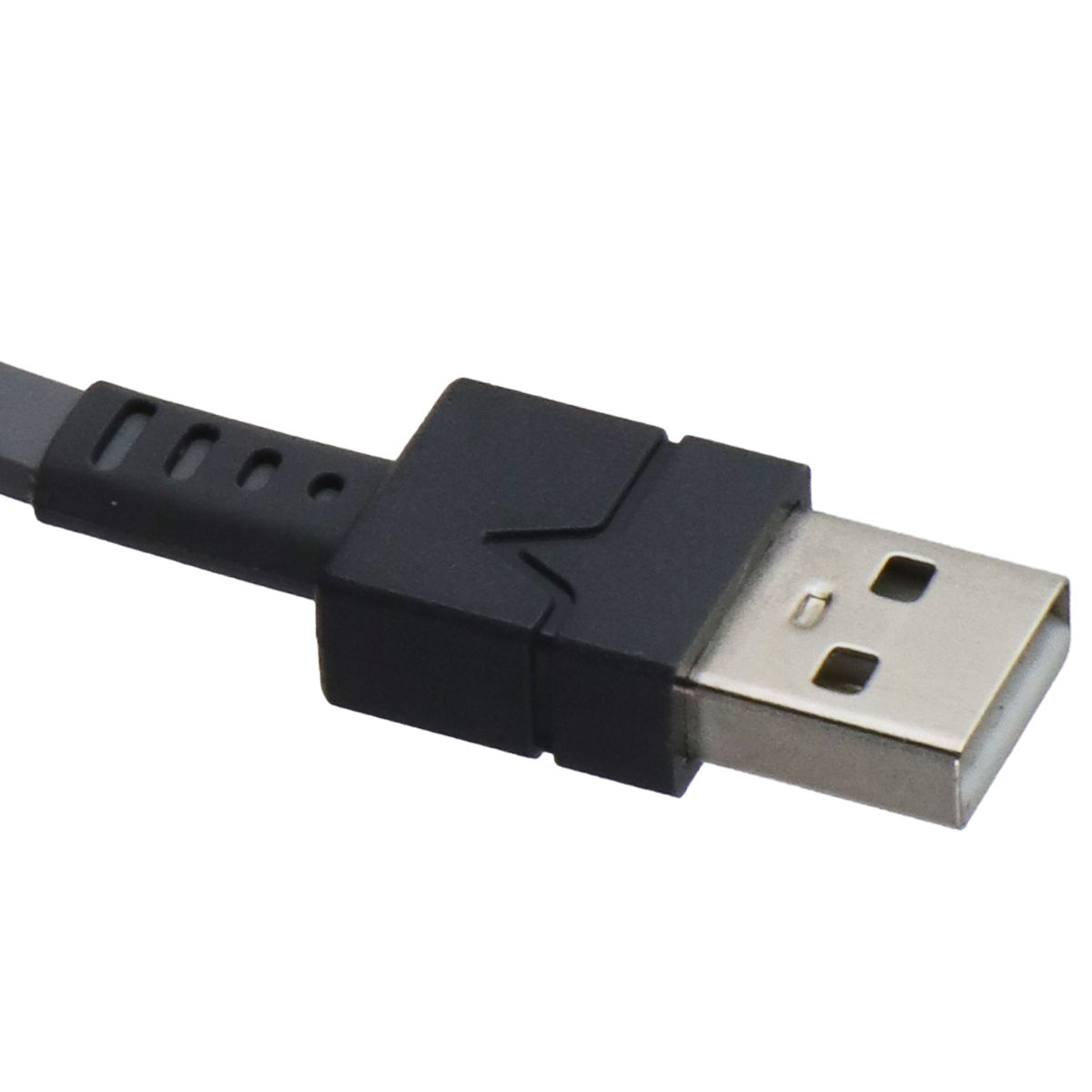 Ventev (6-Foot) USB-A to Micro-USB High Speed Tangle Free Flat Cable - Gray