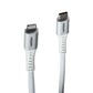 Ventev (10-Ft) Alloy Braided USB-C to Lightning 8-Pin MFi Cable - White Cell Phone - Cables & Adapters Ventev - Simple Cell Bulk Wholesale Pricing - USA Seller