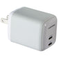 Ventev 65W Dual USB-C GaN Ultrafast Mini Wall Charger - White