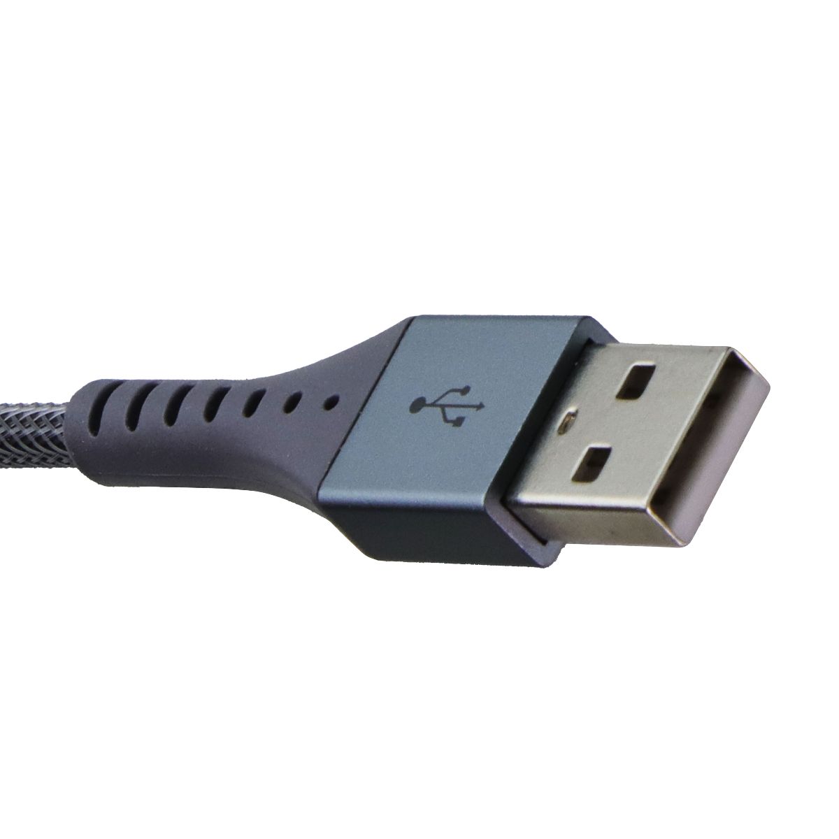 Ventev 10 Foot Alloy High Speed USB-A to Lightning 8-Pin Cable - Gray Cell Phone - Cables & Adapters Ventev - Simple Cell Bulk Wholesale Pricing - USA Seller
