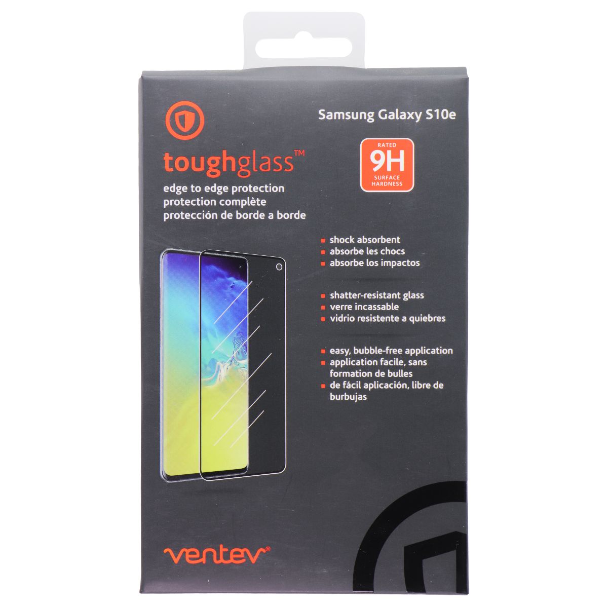 Ventev ToughGlass Tempered Glass Screen Protection Kit for Samsung Galaxy S10e Cell Phone - Screen Protectors Ventev - Simple Cell Bulk Wholesale Pricing - USA Seller