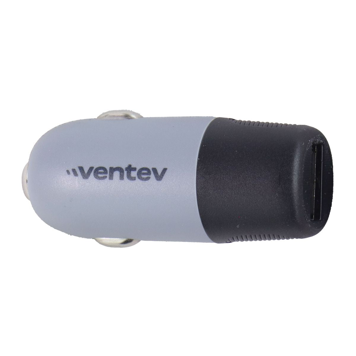 Ventev (12W) Single Port USB-A Rapid Charge Car Charger - Gray/Black Cell Phone - Chargers & Cradles Ventev - Simple Cell Bulk Wholesale Pricing - USA Seller