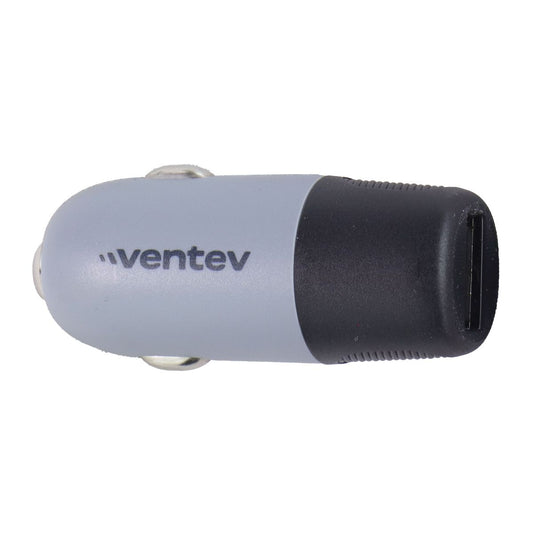 Ventev (12W) Single Port USB-A Rapid Charge Car Charger - Gray/Black Cell Phone - Chargers & Cradles Ventev - Simple Cell Bulk Wholesale Pricing - USA Seller