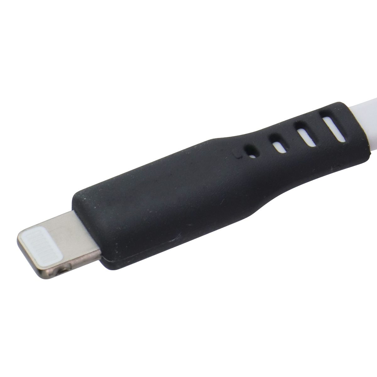 VENTEV 3.3 Foot USB-A to Lightning (8-Pin) High Speed Flat Cable - White Cell Phone - Cables & Adapters Ventev - Simple Cell Bulk Wholesale Pricing - USA Seller