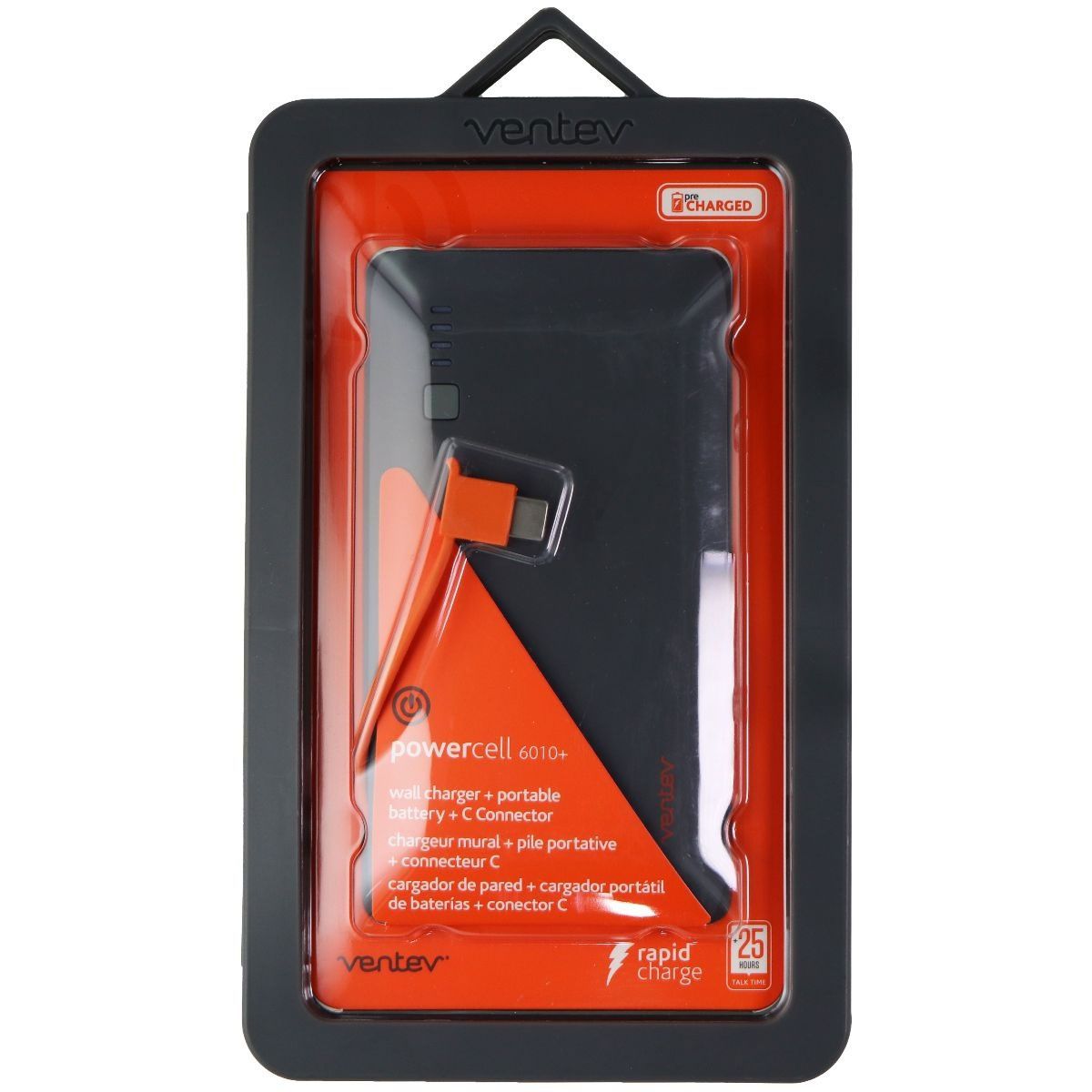 Ventev Powercell (6010+) Portable Charger External Battery Pack with USB-C Cable Cell Phone - Chargers & Cradles Ventev - Simple Cell Bulk Wholesale Pricing - USA Seller