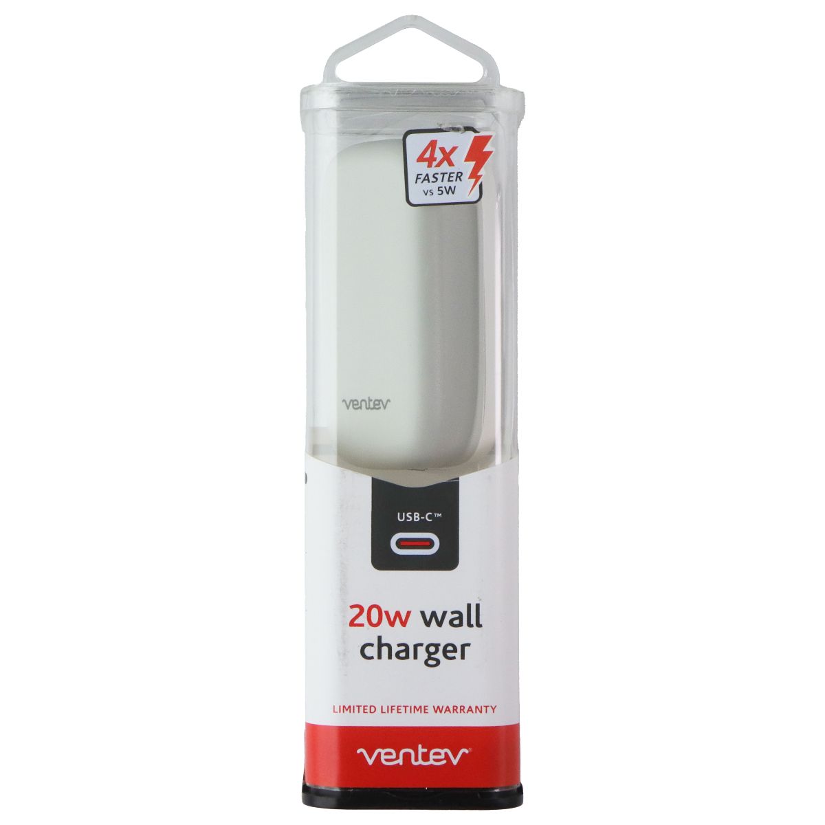 Ventev (20W) USB-C Port Wall Charger - White Cell Phone - Chargers & Cradles Ventev - Simple Cell Bulk Wholesale Pricing - USA Seller
