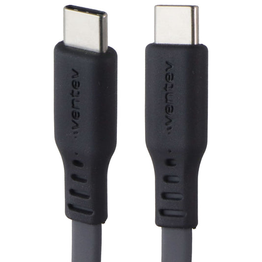 Ventev (6 Foot) USB-C to USB-C Flat Charge and Sync Cable - Gray