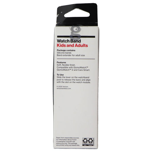 Verizon GizmoWatch Replacement Band for GizmoWatch 2/1 - Black Smart Watch Accessories - Watch Bands Verizon    - Simple Cell Bulk Wholesale Pricing - USA Seller