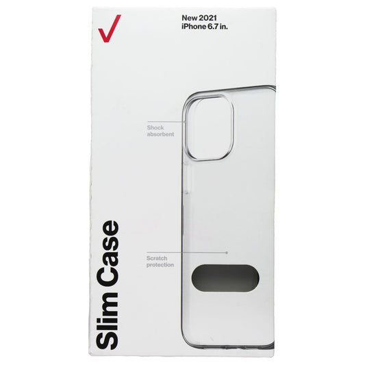 Verizon Slim Sustainable Case for Apple iPhone 13 Pro Max - Clear Cell Phone - Cases, Covers & Skins Verizon    - Simple Cell Bulk Wholesale Pricing - USA Seller