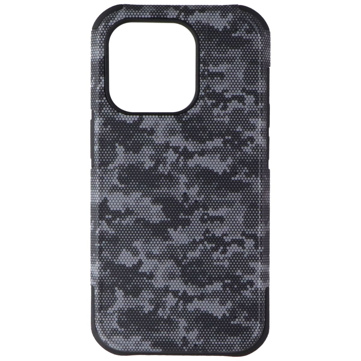 Verizon Rugged Series Case for Apple iPhone 14 Pro - Black Camo Cell Phone - Cases, Covers & Skins Verizon    - Simple Cell Bulk Wholesale Pricing - USA Seller