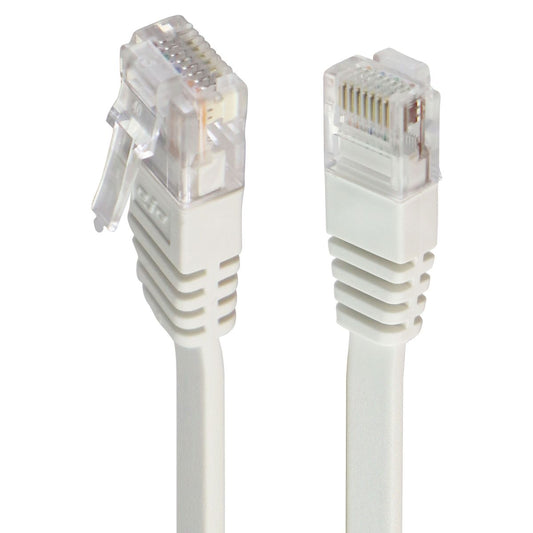 Verizon (5-Foot) Flat Tangle-Free Ethernet CAT 5E Patch Cable - White Computer/Network - Ethernet Cables (RJ-45, 8P8C) Verizon - Simple Cell Bulk Wholesale Pricing - USA Seller