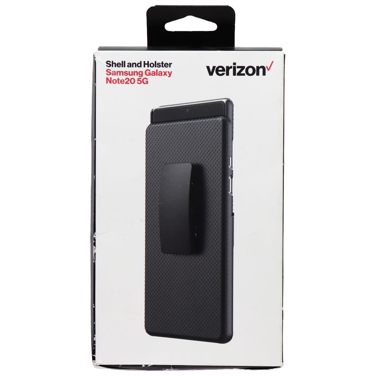 Verizon Shell & Holster Combo Case for Galaxy Note20 (5G) - Black Cell Phone - Cases, Covers & Skins Verizon    - Simple Cell Bulk Wholesale Pricing - USA Seller