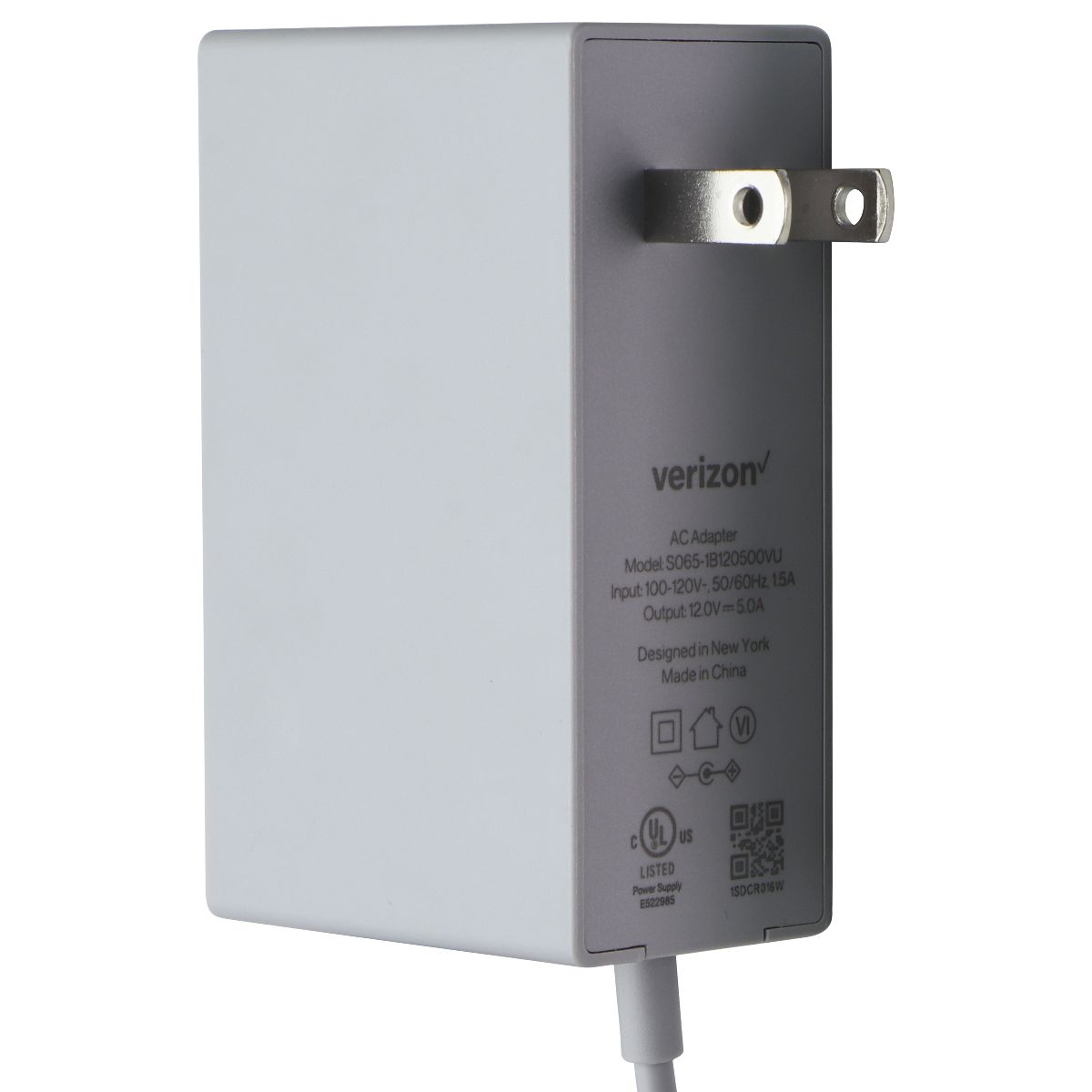 Verizon 12V/5A AC Adapter (S065-1B120500VU) - Gray