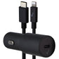 Verizon (6Ft) Vehicle Charger (30W) with USB-C to Lightning Cable - Black Cell Phone - Chargers & Cradles Verizon - Simple Cell Bulk Wholesale Pricing - USA Seller