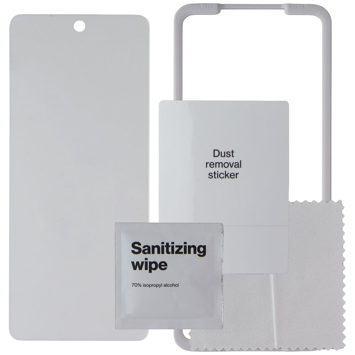 Verizon Tempered Glass Screen Protector for Motorola G Stylus 5G - Clear Cell Phone - Screen Protectors Verizon - Simple Cell Bulk Wholesale Pricing - USA Seller