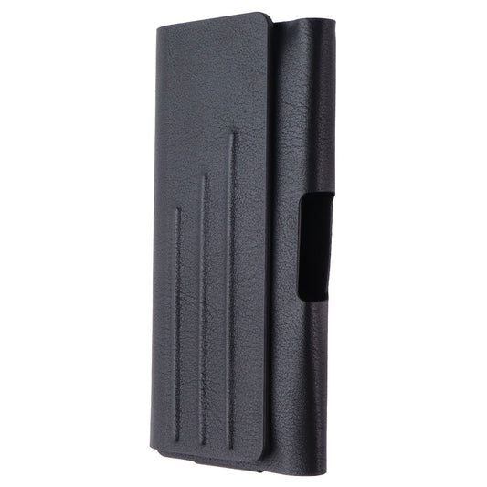 Verizon Universal Pouch Case w/ Clip for Most Medium Smartphones - Black Leather