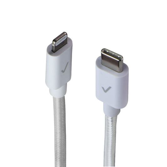 Verizon 8-Pin Lightning to USB-C (10-Foot) Braided Charging Cable - White Cell Phone - Cables & Adapters Verizon - Simple Cell Bulk Wholesale Pricing - USA Seller