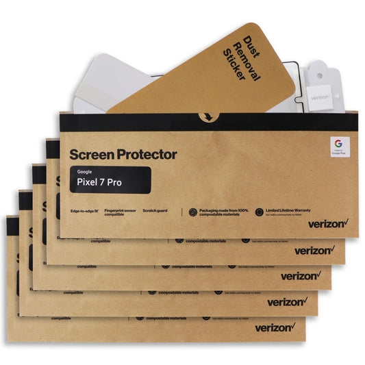 Verizon/Belkin ScreenForce Pro Screen Protector (5-Pack) for Google Pixel 7 Pro Cell Phone - Screen Protectors Verizon    - Simple Cell Bulk Wholesale Pricing - USA Seller