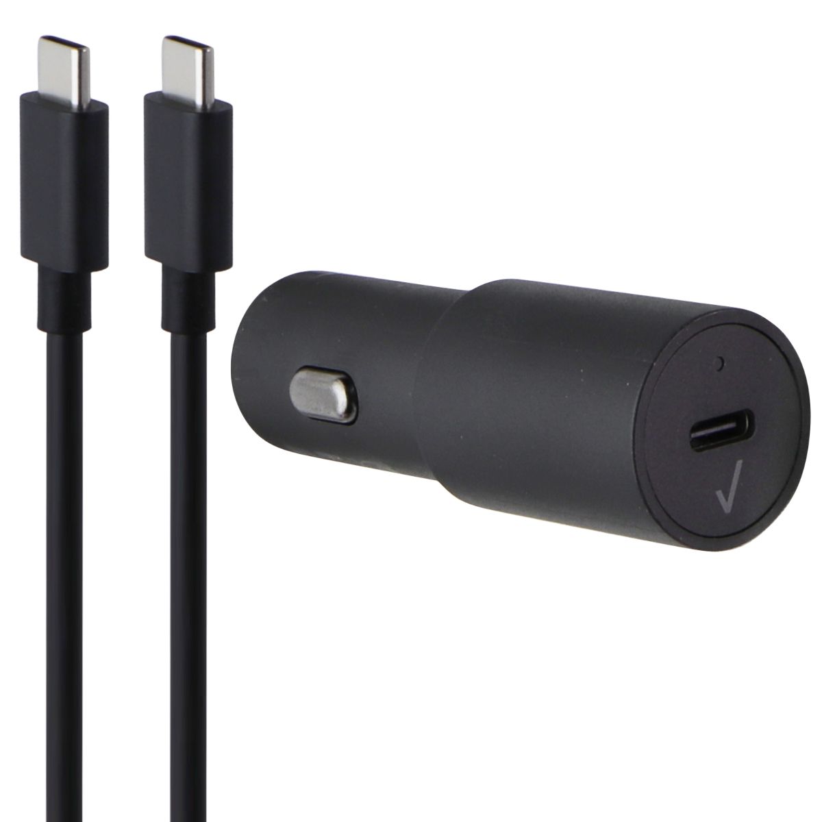 Verizon (45W) Vehicle Charger & USB-C to USB-C Cable (VPC45WPPSCTOC-A) - Black Cell Phone - Chargers & Cradles Verizon - Simple Cell Bulk Wholesale Pricing - USA Seller