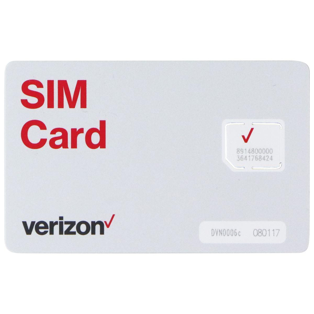 Verizon Wireless 4G LTE Micro SIM Card (BULKSIM-NFC-D) Phone Cards & SIM Cards Verizon Wireless - Simple Cell Bulk Wholesale Pricing - USA Seller