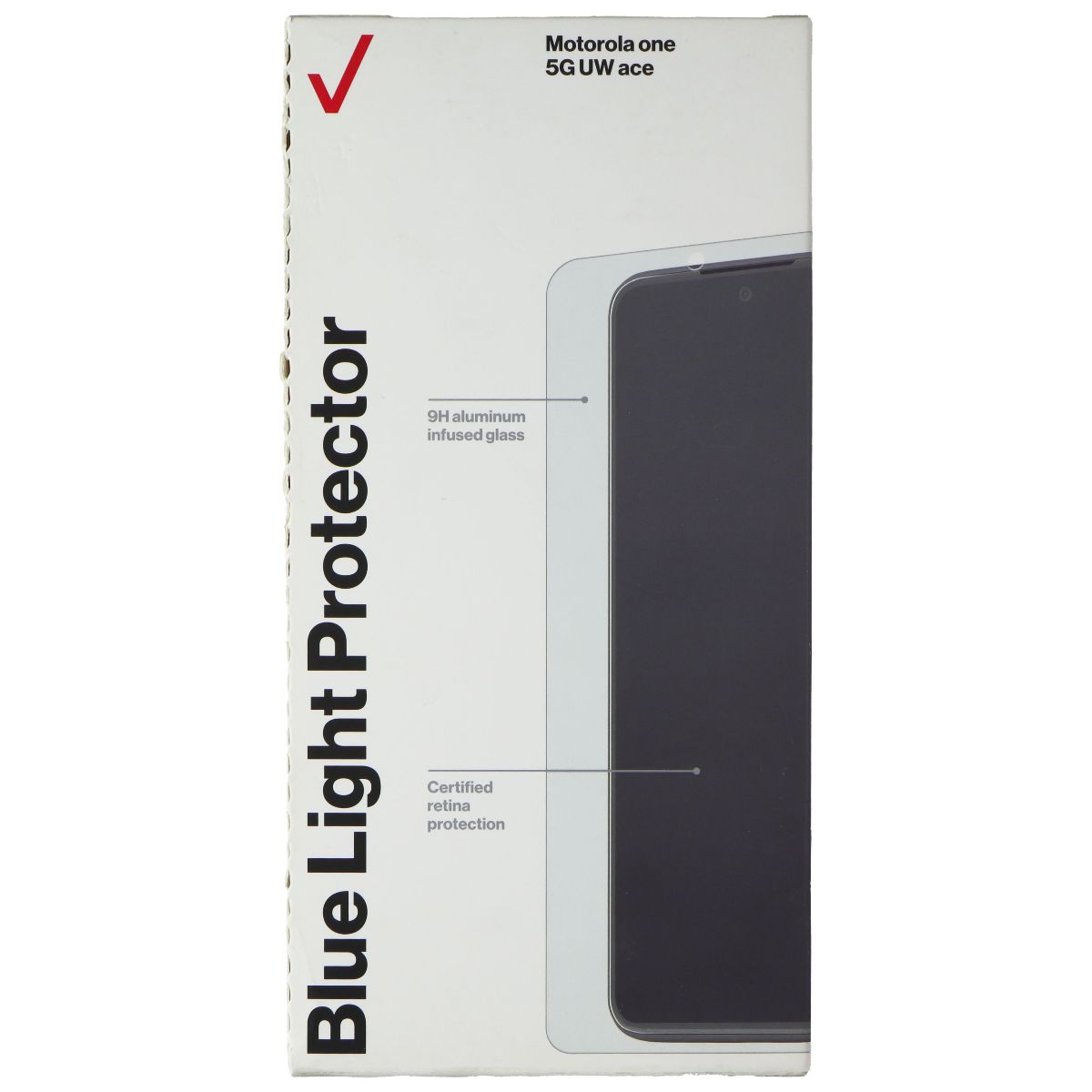 Verizon Blue Light Screen Protector for Motorola One 5G UW Ace - Clear/Tinted Cell Phone - Cases, Covers & Skins Verizon - Simple Cell Bulk Wholesale Pricing - USA Seller