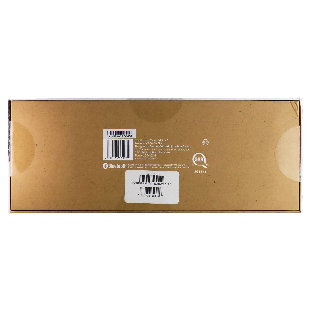 Victrola IP67 Music Edition 2 Portable Bluetooth Speaker (VPB-400) - Black