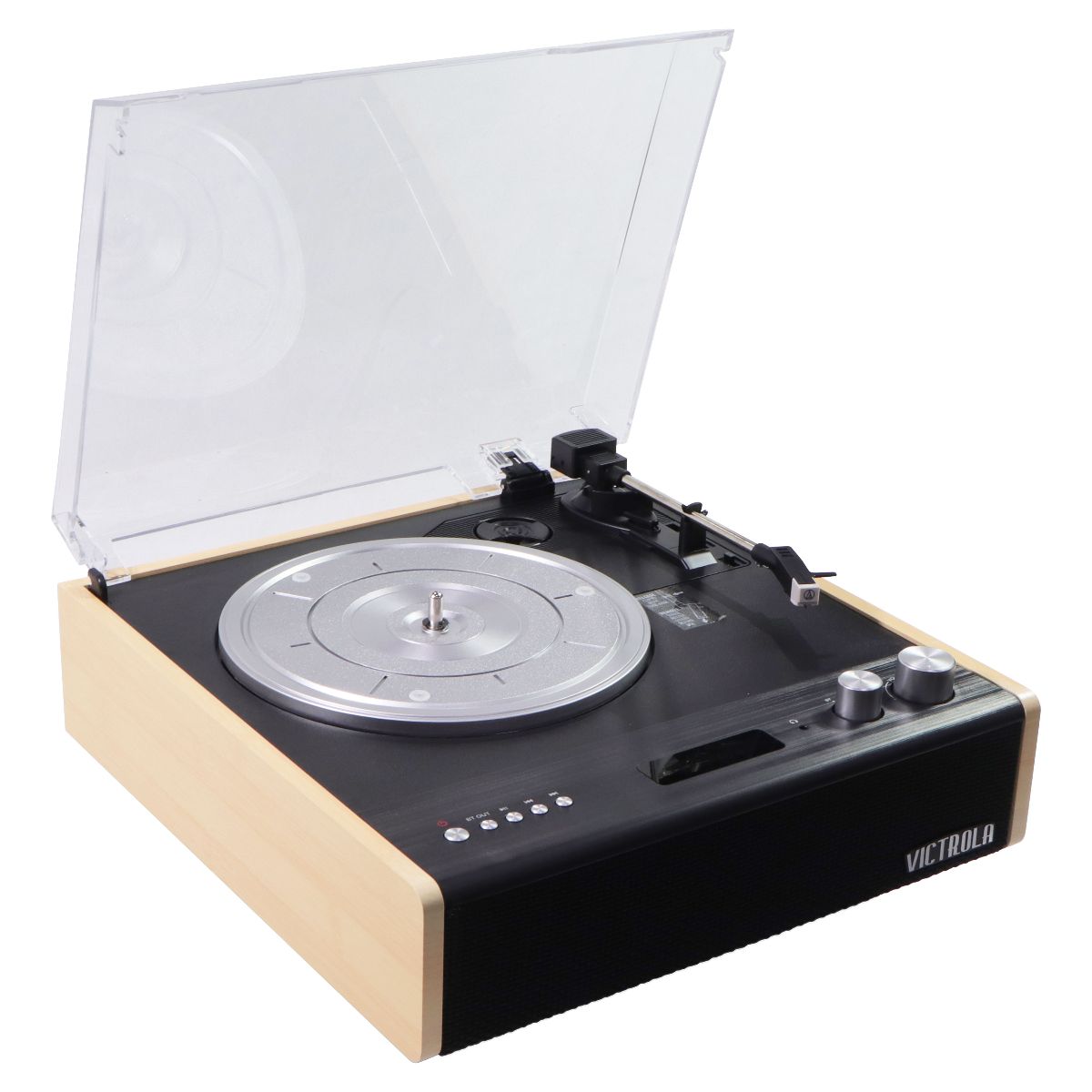 Victrola Eastwood 3-Speed Bluetooth Turntable with Built-in Speakers - Bamboo Home Audio Stereos, Components - Record Players/Home Turntables Victrola - Simple Cell Bulk Wholesale Pricing - USA Seller
