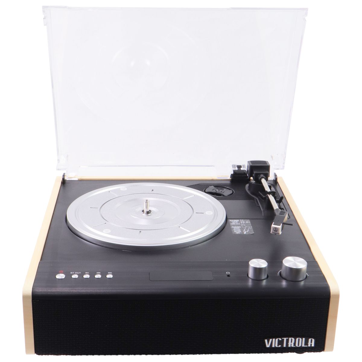 Victrola Eastwood 3-Speed Bluetooth Turntable with Built-in Speakers - Bamboo Home Audio Stereos, Components - Record Players/Home Turntables Victrola - Simple Cell Bulk Wholesale Pricing - USA Seller