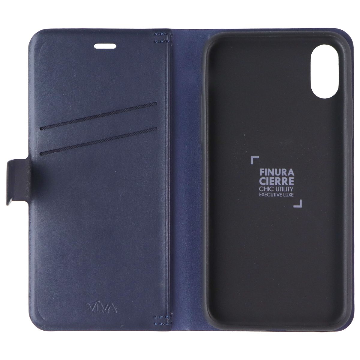Viva Madrid Multi-Card Slot Wallet Case for Apple iPhone X - Black Cell Phone - Cases, Covers & Skins Viva Madrid - Simple Cell Bulk Wholesale Pricing - USA Seller
