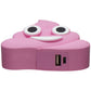 WATTZUP Portable Single Port Charger w/USB-A to Micro-USB Cable - Pepto Dismal
