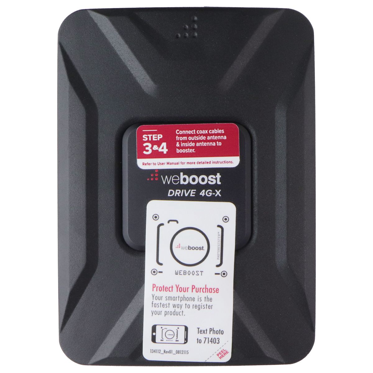 weBoost Drive 4G-X Vehicle Booster Kit for 4G Devices - Black (470510) Cell Phone - Signal Boosters WeBoost - Simple Cell Bulk Wholesale Pricing - USA Seller