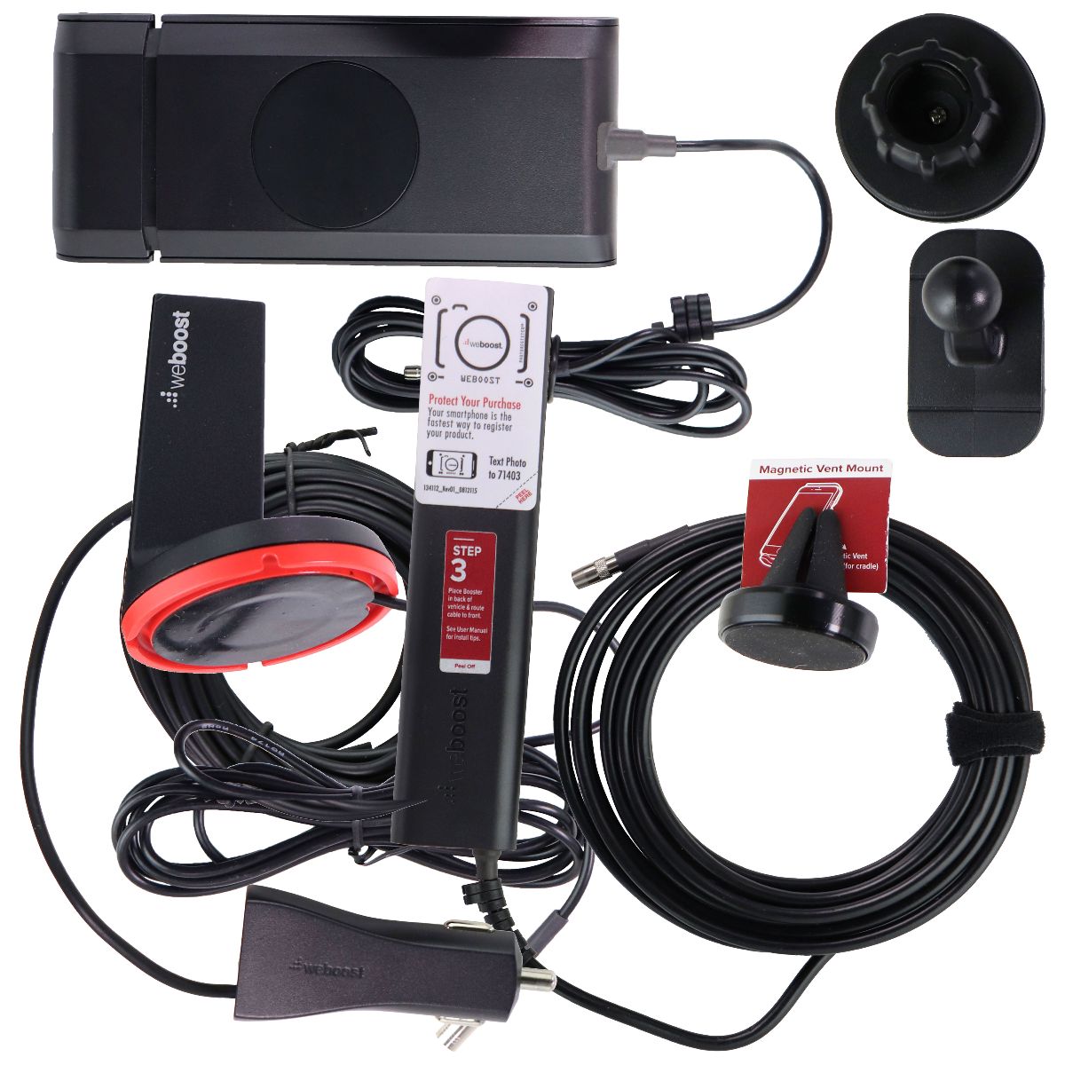 weBoost Drive Sleek (470135) Vehicle Cell Phone Signal Booster with Cradle Mount Car Video - Other Vehicle Electronics WeBoost - Simple Cell Bulk Wholesale Pricing - USA Seller