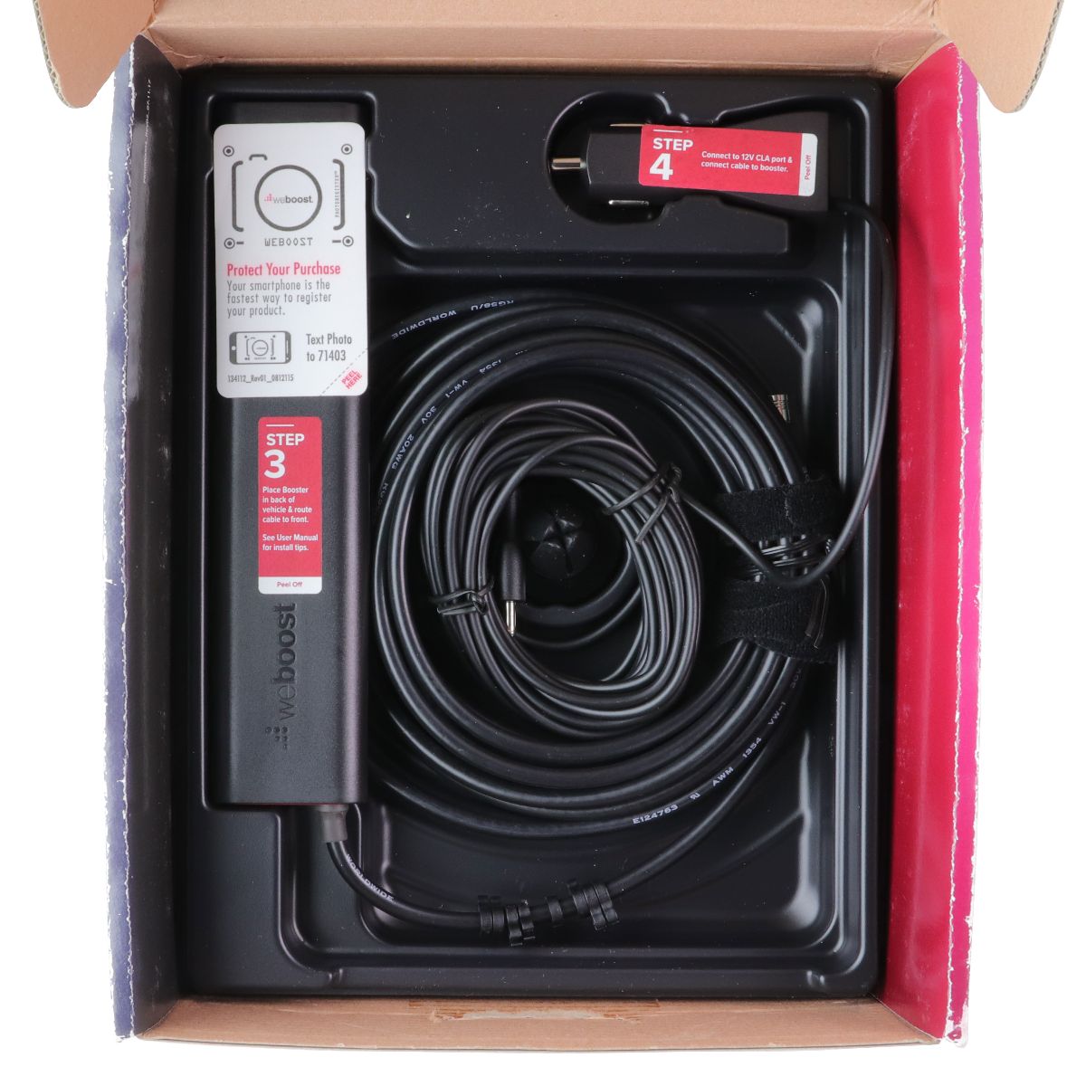 weBoost Drive Sleek (470135) Vehicle Cell Phone Signal Booster with Cradle Mount Car Video - Other Vehicle Electronics WeBoost - Simple Cell Bulk Wholesale Pricing - USA Seller