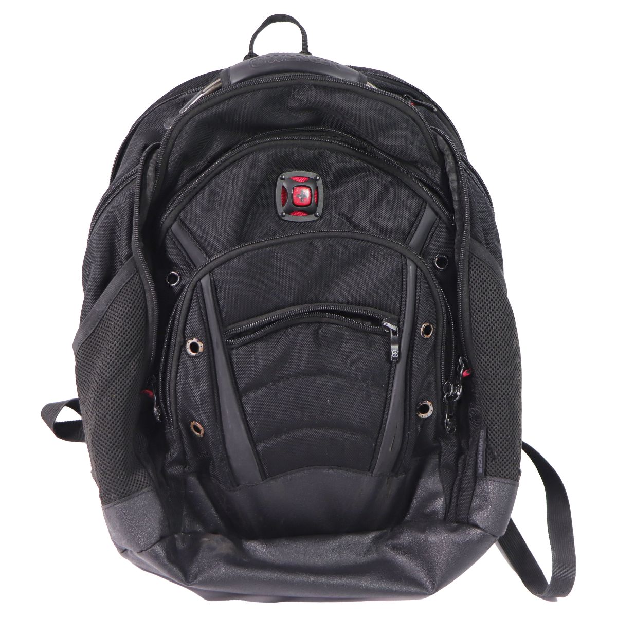 Wenger Swiss Gear 16-inch Laptop Synergy Backpack - Black Ballistic Unisex Accessories - Bags & Backpacks Wenger - Simple Cell Bulk Wholesale Pricing - USA Seller