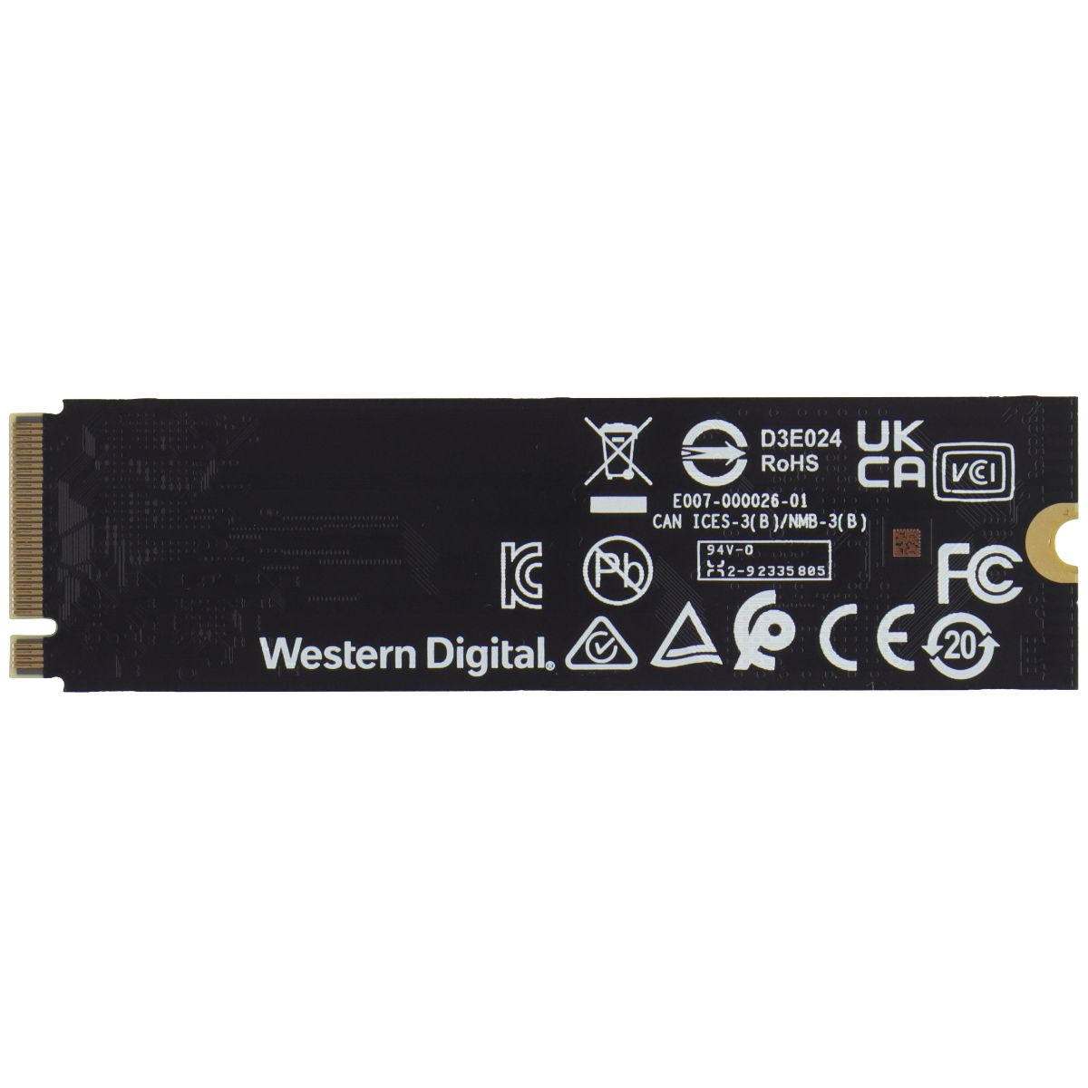 Western Digital (1TB) SN580 M.2 2280 PCIe 4.0 NVMe Internal SSD (WDS100T3B0E) Digital Storage - Solid State Drives Western Digital - Simple Cell Bulk Wholesale Pricing - USA Seller
