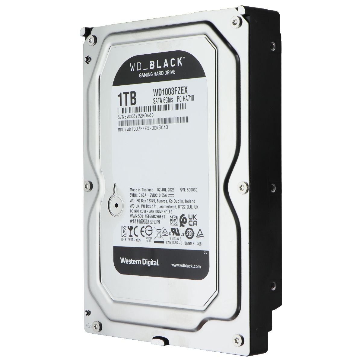 Western Digital 1TB WD Black Performance Internal Hard Drive HDD - 7200 RPM Digital Storage - Internal Hard Disk Drives, HDD Western Digital - Simple Cell Bulk Wholesale Pricing - USA Seller