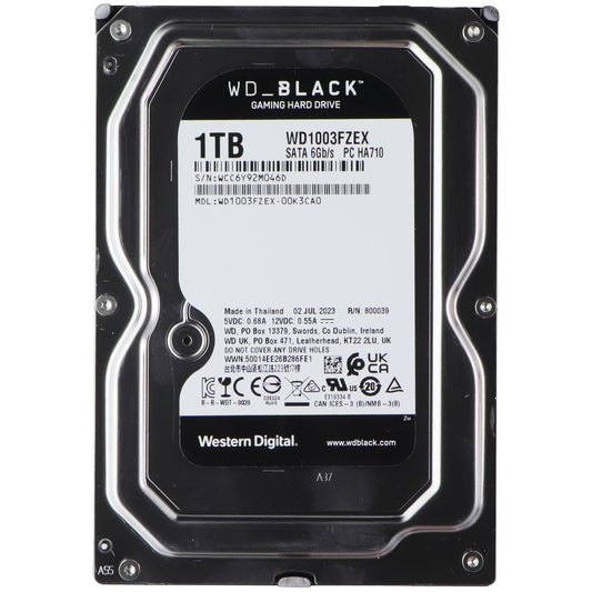 Western Digital 1TB WD Black Performance Internal Hard Drive HDD - 7200 RPM Digital Storage - Internal Hard Disk Drives, HDD Western Digital - Simple Cell Bulk Wholesale Pricing - USA Seller