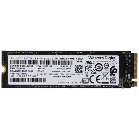 Western Digital 256GB NVME M.2 2280 Internal SSD (SDAQNTW-256G-1001) Digital Storage - Solid State Drives Western Digital - Simple Cell Bulk Wholesale Pricing - USA Seller