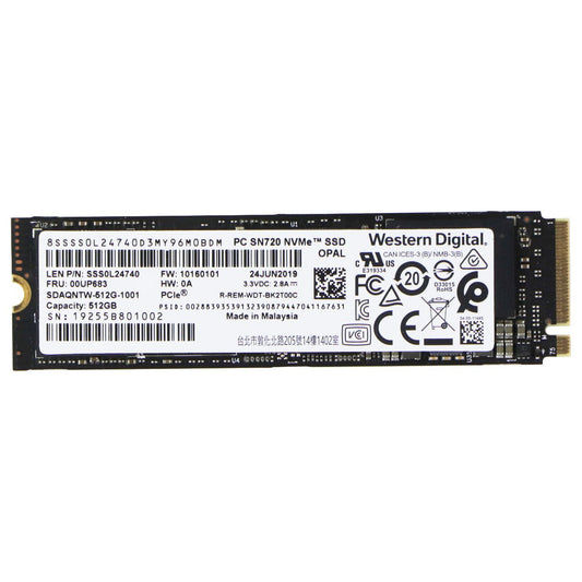 Western Digital 512GB NVME M.2 2280 Internal SSD (SDAQNTW-512G-1001) Digital Storage - Solid State Drives Western Digital - Simple Cell Bulk Wholesale Pricing - USA Seller