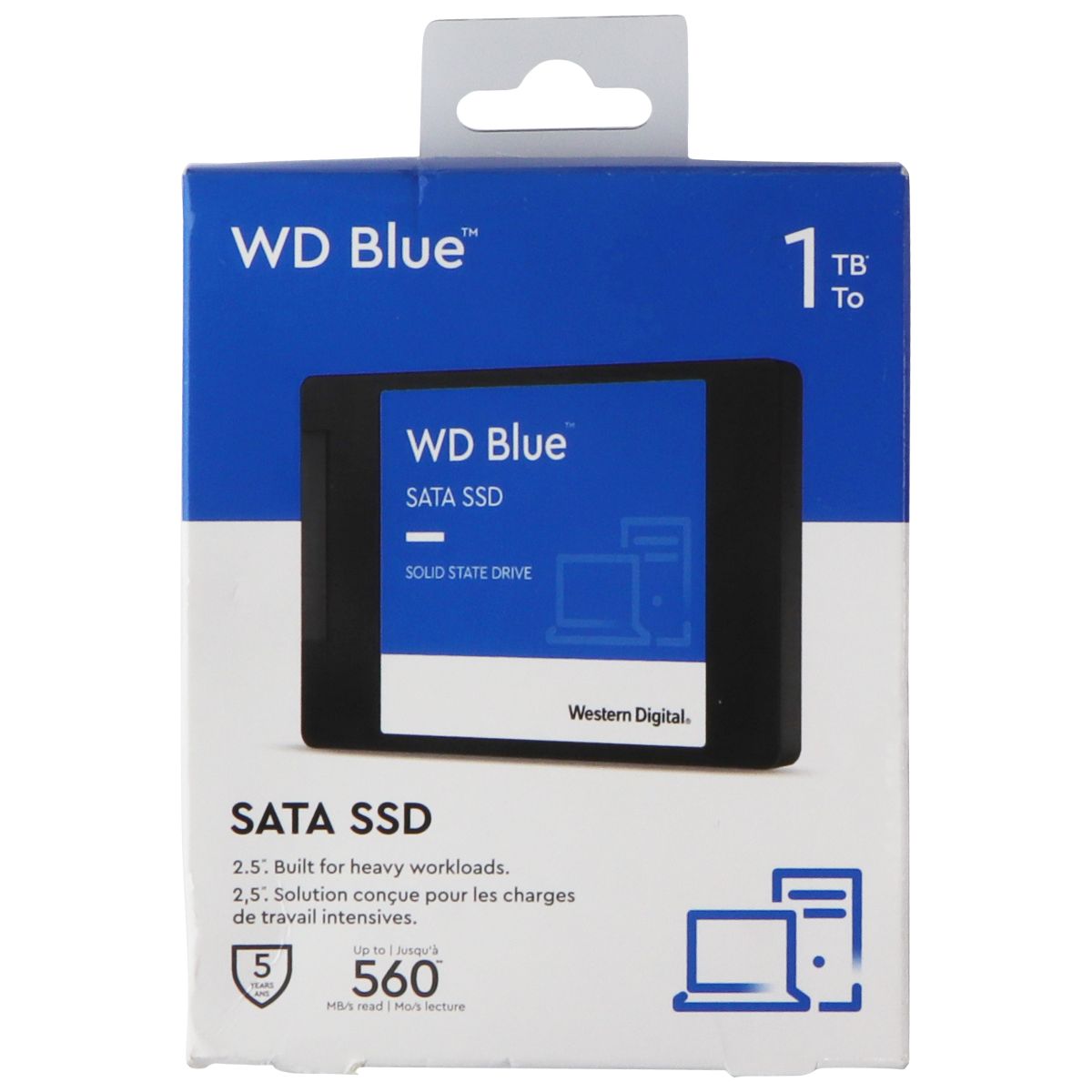 Western Digital WD Blue 1TB 2.5" Internal Solid State Drive Digital Storage - Other Hard Drives Western Digital    - Simple Cell Bulk Wholesale Pricing - USA Seller