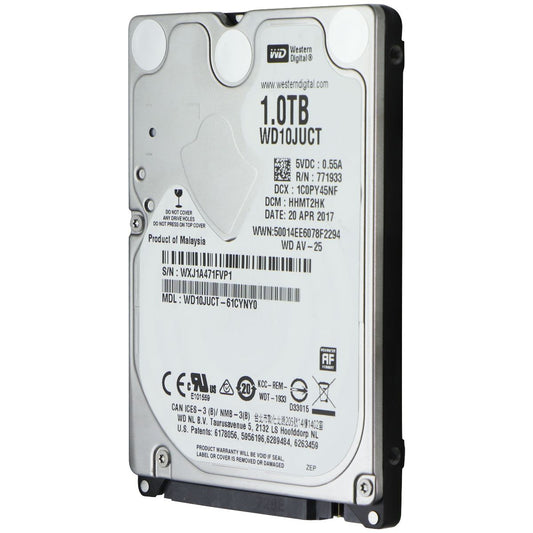 Western Digital 2.5" Laptop Hard Drive - 1TB / SATAII / 5400RPM / WD10JUCT Digital Storage - Solid State Drives Western Digital - Simple Cell Bulk Wholesale Pricing - USA Seller