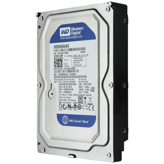 Western Digital Caviar Blue 3.5" SATA Desktop Hard Drive - 500GB (WD5000AAKX) Digital Storage - Internal Hard Disk Drives, HDD Western Digital - Simple Cell Bulk Wholesale Pricing - USA Seller