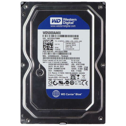 Western Digital Caviar Blue 3.5" SATA Desktop Hard Drive - 500GB (WD5000AAKX) Digital Storage - Internal Hard Disk Drives, HDD Western Digital - Simple Cell Bulk Wholesale Pricing - USA Seller